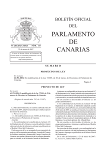 117/2007 - Parlamento de Canarias