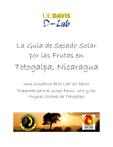Totogalpa, Nicaragua - PIET/D-Lab