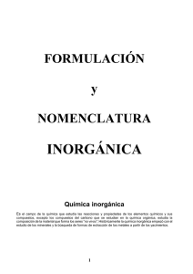 Formulacion Inorganica
