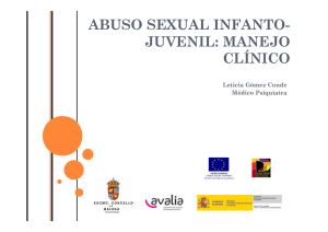 abuso sexual infanto- juvenil: manejo clínico