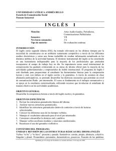 INGL É SI - Universidad Católica Andrés Bello