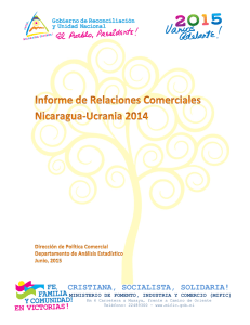 Informe de Relaciones Comerciales Nicaragua - Ucrania