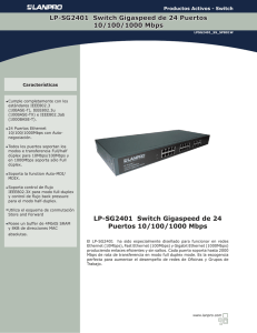 LP-SG2401 Switch Gigaspeed de 24 Puertos 10/100/1000