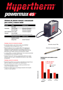 Powermax45 - mesas de corte plasma, corte plasma, mesas cnc de