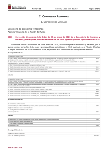 Corrección de errores - Boletín Oficial de la Región de Murcia