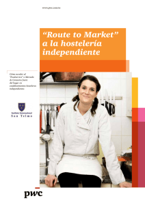“Route to Market” a la hostelería independiente