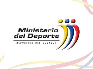 PDF de reporte del Ministerio del Deporte
