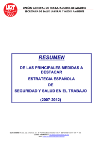 RESUMEN - Salud Laboral UGT Madrid