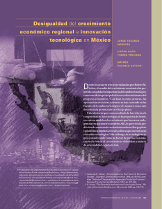 Desigualdad del crecimiento económico regional e innovación