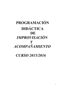 ProgramacioÌ n ImprovisacioÌ n y acompanÌƒamiento (2015