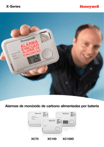 X-Series Alarmas de monóxido de carbono alimentadas por batería