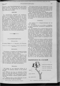 Colangiocolectasia - Revista Clínica Española
