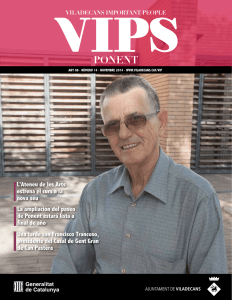 Revista VIPs Ponent - Viladecans Important People