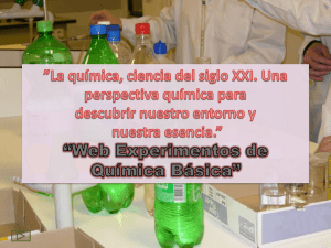 Web Experimentos de Química Básica.
