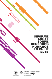 Informe anual sobre derechos humanos en Chile 2015