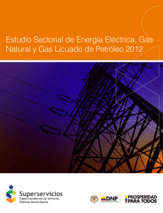Estudio Sectorial de Energía Eléctrica, Gas Natural y Gas Licuado