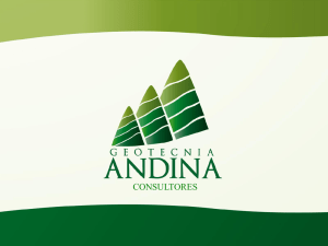 Diapositiva 1 - geotecnia andina
