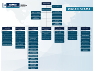 organigrama - Ministerio de Relaciones Exteriores de Guatemala