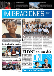 El DNI en un día - Dirección Nacional de Migraciones