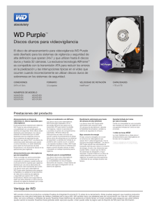 WD Purple Series Spec Sheet