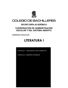 literatura i - Repositorio CB