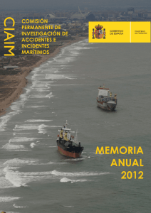 memoria anual 2012 - Ministerio de Fomento