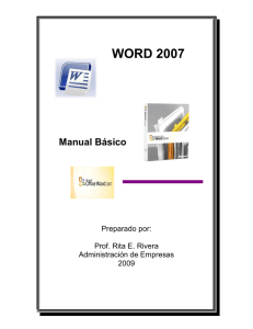 Manual de Microsoft Word 2007