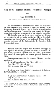 Artículo - Revista Chilena de Historia Natural