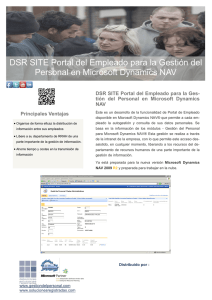 DSR SITE Portal del Empleado para Microsoft Dynamics NAV