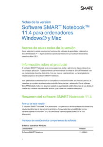 SMART Notebook software release notes
