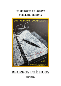 recreos poéticos - IES Marqués de Lozoya