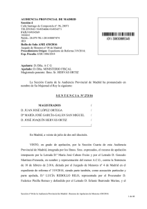 AUDIENCIA PROVINCIAL DE MADRID Sección 4 Rollo de Sala