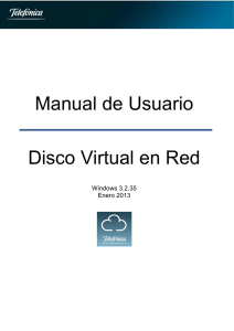 Manual de Usuario Disco Virtual en Red