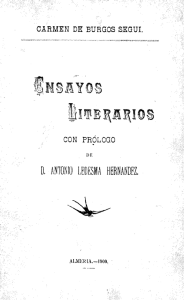Ensayos Literarios - Biblioteca Virtual de Andalucía