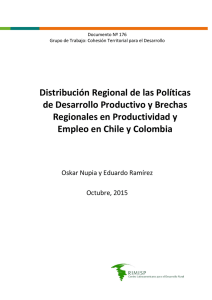 Distribución Regional de las Políticas de Desarrollo
