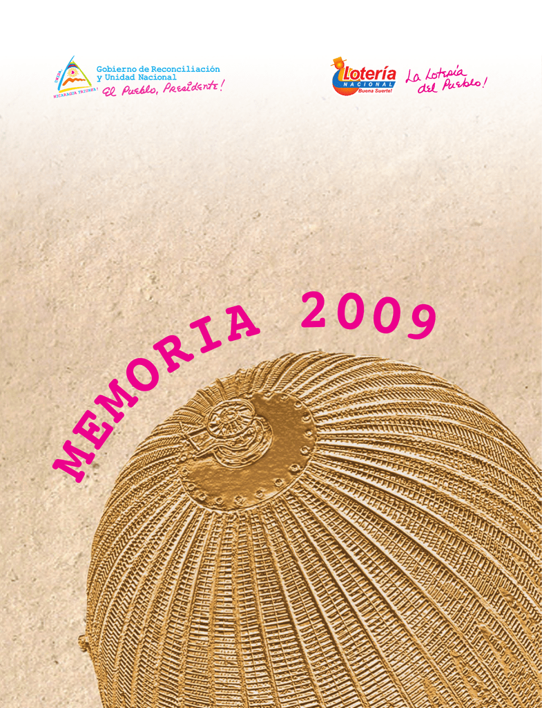 Memoria 2009 Loteria Nacional De Nicaragua