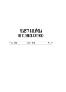 REVISTA ESPAÑOLA DE CONTROL EXTERNO