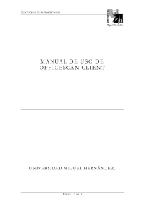 OfficeScan - Servicios Informáticos