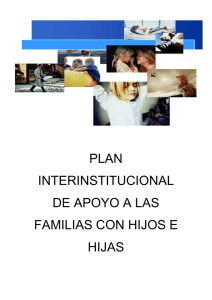 plan interinstitucional de apoyo a las familias con hijos e hijas