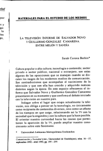 Informe de Salvador Novo y Guillermo González Camarena. Entre