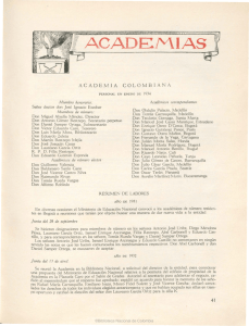 A e ADE !vi 1 A eo L o MB 1 ANA - Biblioteca Nacional de Colombia