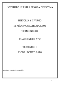 Cuadernillo II trimestre II 3º Bachiller 2016