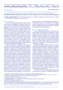 La Declaración Universal sobre Bioética y Derechos Humanos