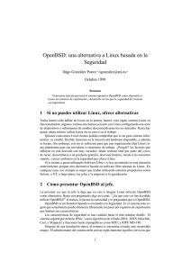 OpenBSD: una alternativa a Linux basada en la Seguridad - TLDP-ES