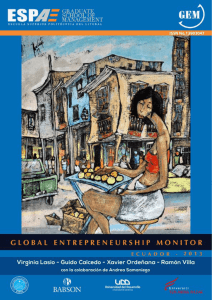 global entrepreneurship monitor ecuador 2013 - Espae