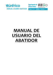 Manual usuario - INCO. Instalaciones Comerciales
