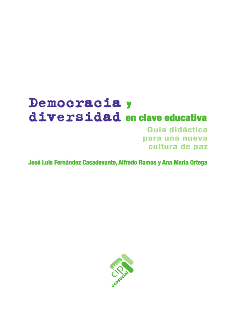 Democracia Y Diversidad En Clave Educativa