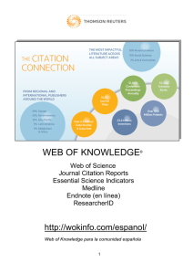 The Web of Science SM
