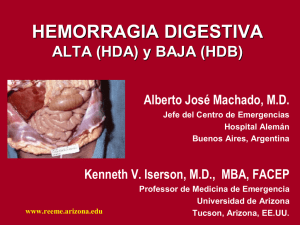 Hemorragia Digestiva Alta (HDA) Y Baja
