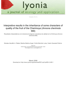 Interpretive results in the inheritance of some characters of quality of